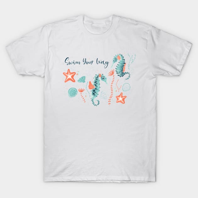 Seahorse T-Shirt by Lidiebug